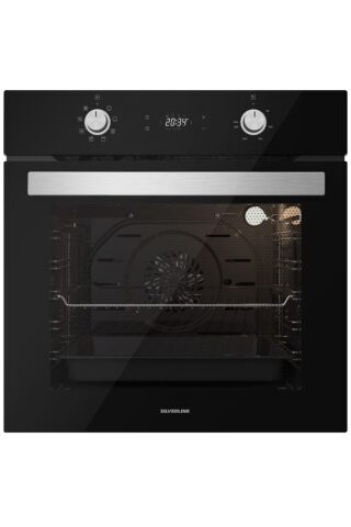 Silverline Siyah Cam Ankastre Set 5 Yıl Garanti (3457 Soho 60+cs5365b01+bo6504b01)