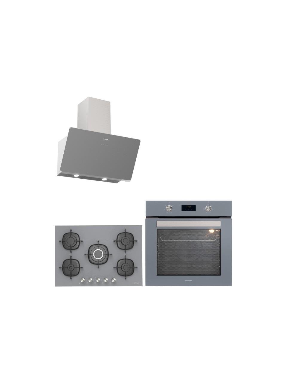 Silverline  3'lü Ankastre Set (BO6502S02-3457 SOHO-CS5622S01)