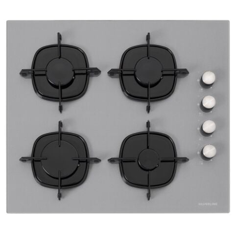 Silverline BO6503S01 - CS5335S01 - 3457 Soho 60 Gri Cam Ankastre Set