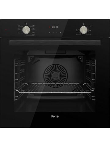 Ferre Flowart Smart Plus Siyah Vitroseramik Elektrikli 3'lü Ankastre Set ( QMS63CS-MS261-D077