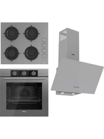 Ferre Fryart Basıc Serisi Gri Set (CS208 + QXE62CPR+D088 )