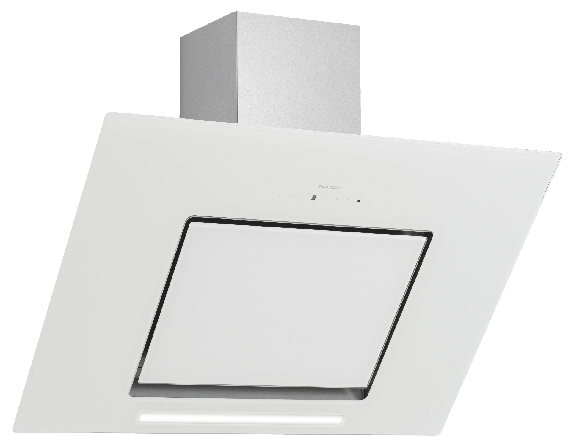 Silverline 3261 Andromeda Silence Ultra Sessz Beyaz Cam Davlumbaz