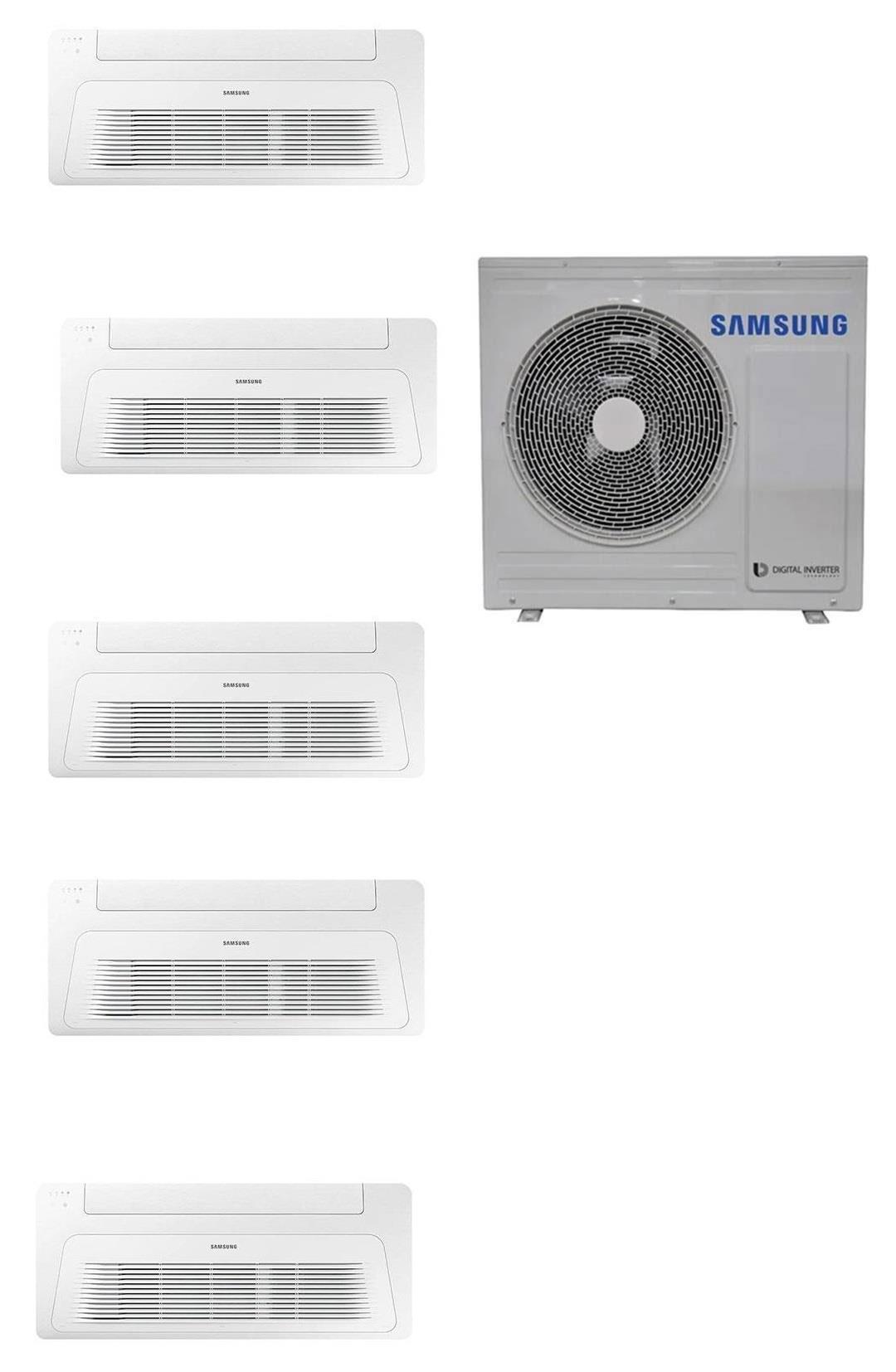 Samsung Wind Free Multi Tek Yön Kaset 1+5 Sistem (AJ100TXJ5KH/EA) 9+9+12+12+18 Btu 10 kw Dış Ünite