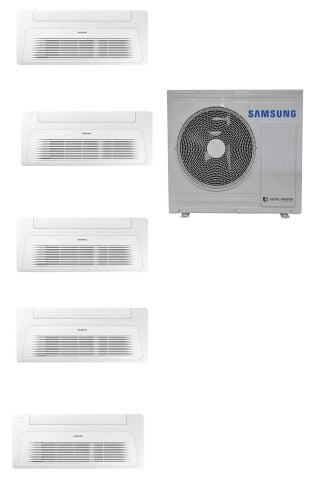 Samsung Wind Free Multi Tek Yön Kaset 1+5 Sistem (AJ100TXJ5KH/EA) 9+9+12+12+18 Btu 10 kw Dış Ünite