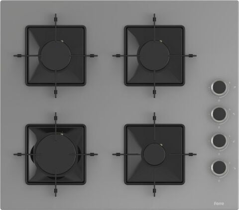 Ferre Fryart Hava Fritözü Fonksiyonlu Gri 3'lü Ankastre Set ( Xe63cpr-SS208-D065 )