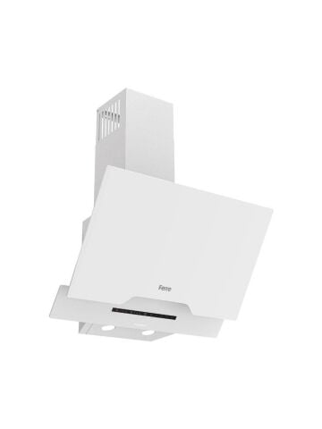 Ferre Steamart-Fryart-Sılentart Serisi Beyaz Set (SS036 + QEP64CB +D064-SA ) - Emaye Izgara - 75 cm Ocak