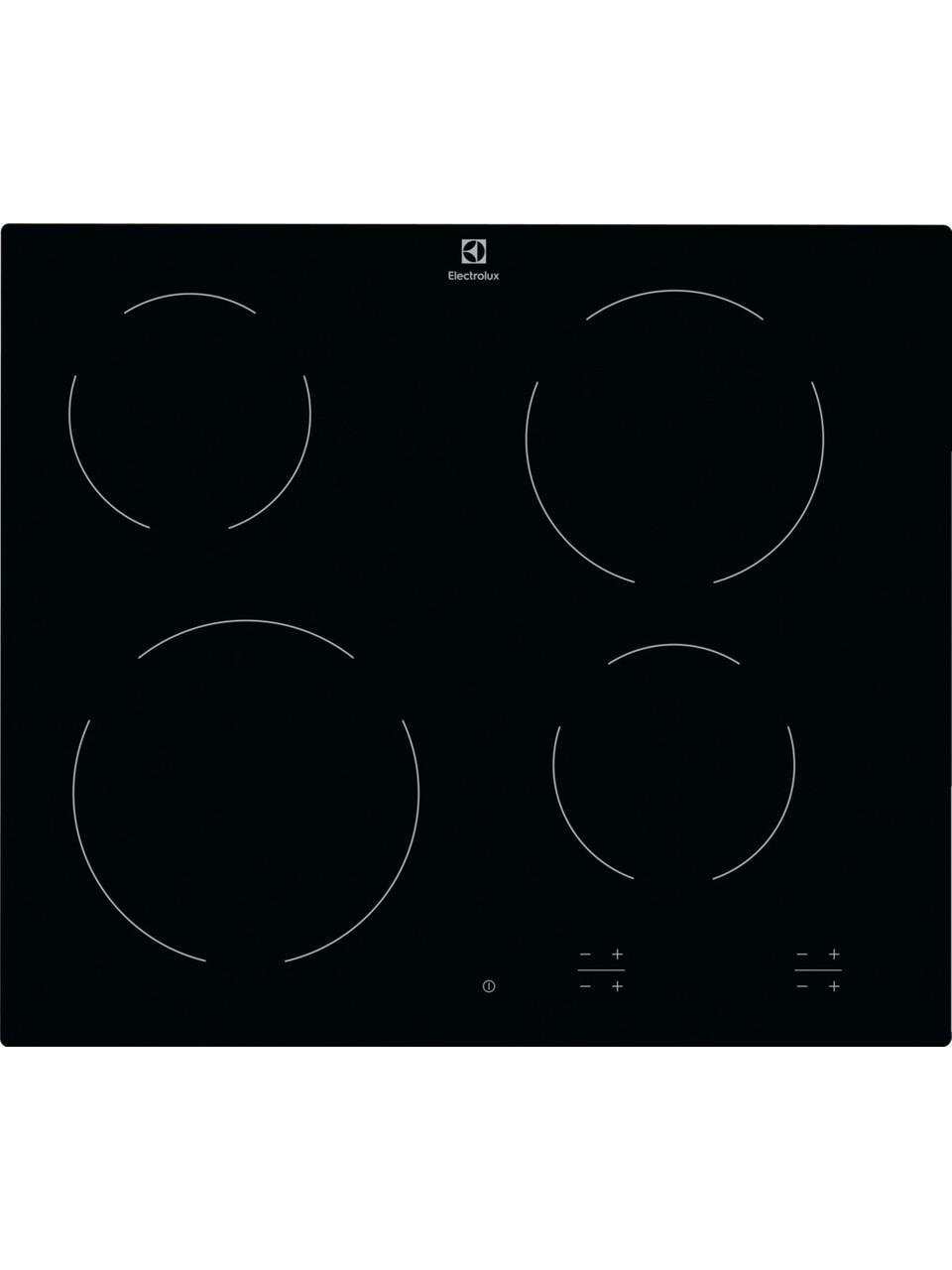 Electrolux EHF6240IOK Siyah Vitroseramik Elektrikli Ankastre Ocak