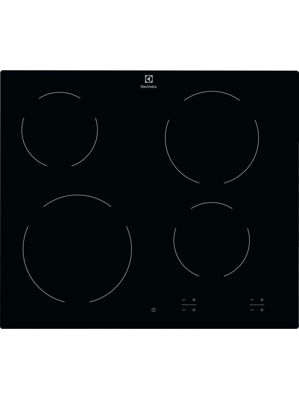 Electrolux EHF6240IOK Siyah Vitroseramik Elektrikli Ankastre Ocak