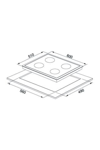 Silverline Ankastre Set Siyah Cam Bo6504b01-vc5446b01-3420 Classy