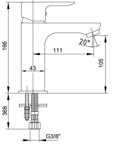 E.C.A 102108967 Star Lavabo Bataryası