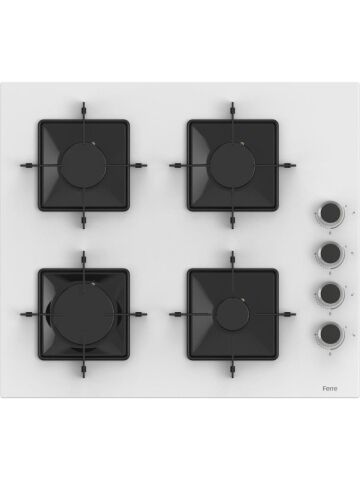 Ferre Steamart-Fryart Serisi Beyaz Set (SS206 + QEP63CB +D078 ) - Emaye Izgara