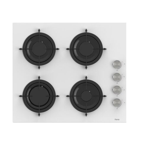 Ferre Flowart Basic Serisi Beyaz Ankastre Set (cs206 + Xe62cb + D087 )