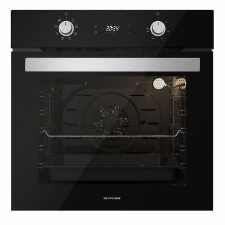 Silverline Siyah Cam Ankastre Set BO6502B02 - CS5343B01- 3457