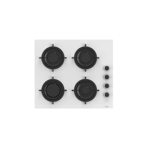Ferre Steamart-Fryart Serisi Beyaz Set (CS206-FA + QEP64CB +D078) - Emaye Izgara