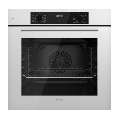 Ferre Flowart-Sılentart Serisi Beyaz Set (CS206-FA + QBL63CB +D081-SA) - Emaye Izgara