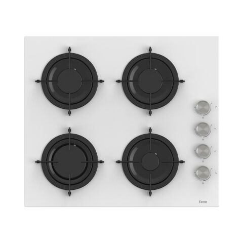 Ferre Steamart-Fryart-Sılentart Serisi Beyaz Set (CS206 + QEP64CB +D081-SA) - Emaye Izgara