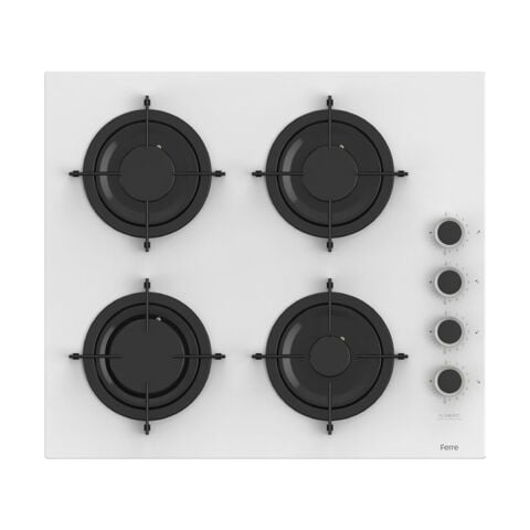 Ferre Fryart Artline QEP63CB - CS206-FA - D078-SA 7 Prog. Dijital Turbo Ankastre Set - Beyaz