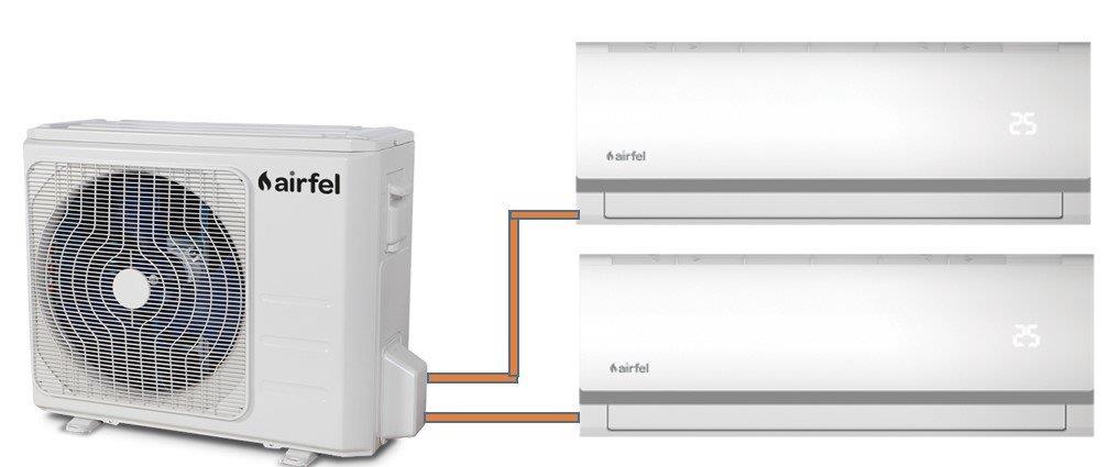 Airfel Duvar Tipi Multi Klima (9+18 İç 2LMX50A Dış)
