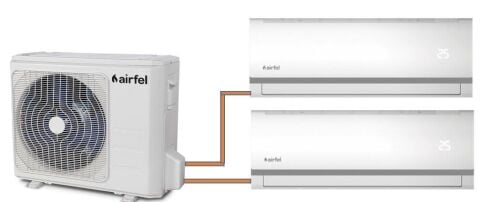 Airfel Duvar Tipi Multi Klima (9+18 İç 2LMX50A Dış)