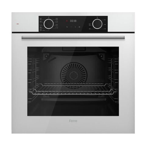 Ferre Flameart Sc Serisi Beyaz Set (SC406-WFA + XE63CB +D064 ) - 65 Cm'lik Kare Döküm Izgara-Wok