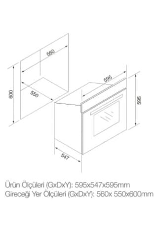 Silverline Gri 2'li Ankastre Set 5 Yıl Garanti (Cs5335s01+bo6504s01)