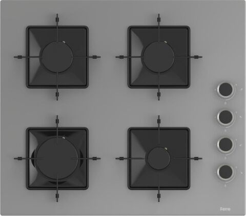 Ferre Fryart Ss Serisi Gri Set (SS208 + XE63CPR +D079 ) - Kare Emaye Izgara