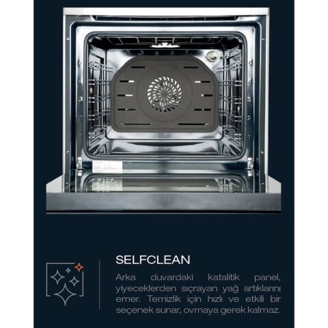 Silverline Gri Cam Ankastre Set BO6504S01 - CS5335S01 - 3420