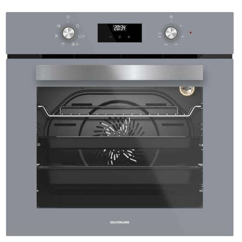 Silverline Luno Karma Gri Cam Ankastre Set 3420 - CS5335S01 - BO6502S02