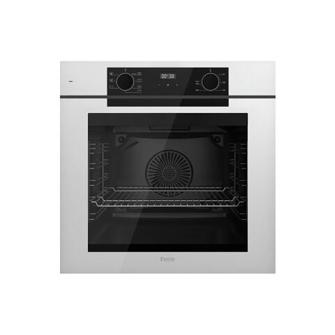 Ferre Fryart Serisi Beyaz Set (SC406-WFA + QEP63CB +D078 ) - Döküm Izgara / 65 cm Ocak