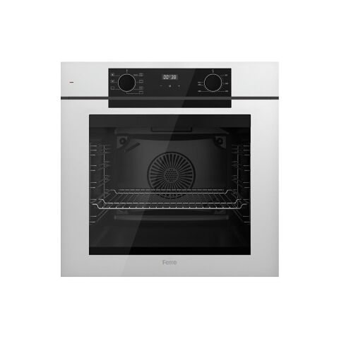 Ferre Fryart Serisi Beyaz Set (SC406-WFA + QEP63CB +D078 ) - Döküm Izgara / 65 cm Ocak