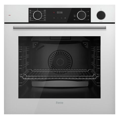 Ferre Flameart Sc Serisi Beyaz Set (SC406-WFA + XE64CB +D081 ) - 65 Cm'lik Kare Döküm Izgara-Wok