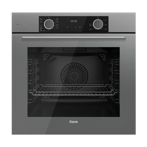 Ferre Flameart Sc Serisi Gri Set (SC408-WFA + XE63CPR +D079 ) - 65 Cm'lik Kare Döküm Izgara-Wok