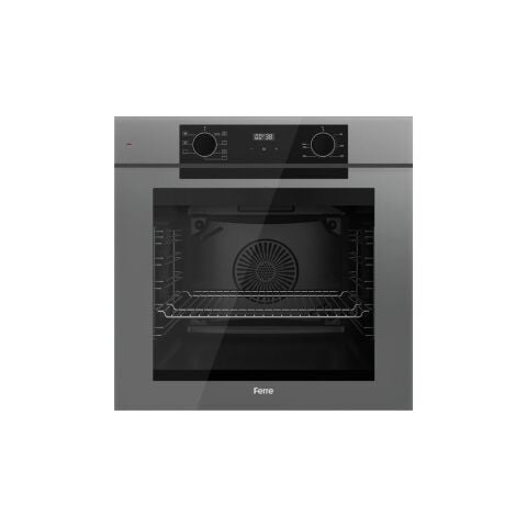 Ferre Grey FryArt 3 Lü Ankastre Set ( QEP63CPR - SC408-WFA - D088 ) 65 cm Wok Bek Ocak