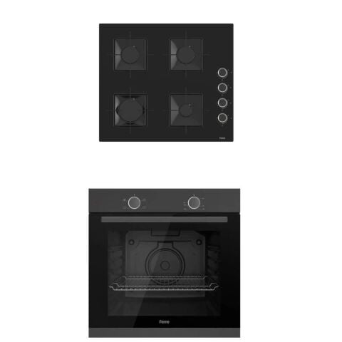 Ferre 2'li ikili Ankastre Set - XE61MPL FIRIN - SS205 Ankastre Ocak