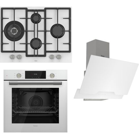 Ferre Flowart Serisi Beyaz Set (ED076+ QMS63CB +D064 )