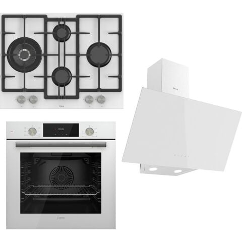 Ferre Flowart Serisi Beyaz Set (ED076 + QMS63CB +D078 )