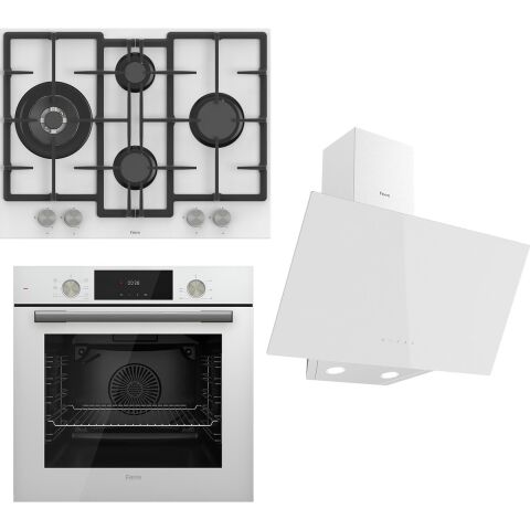 Ferre Flowart Serisi Beyaz Set (ED076 + QMS63CB +D078 )