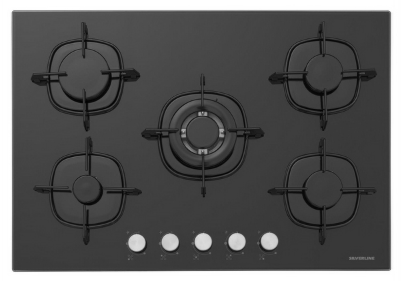 Silverline Siyah Cam Ankastre Set 3457 - CS5365B01 - BO6503B01