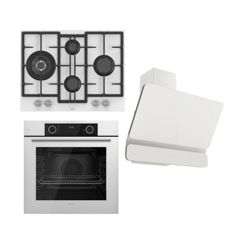 Ferre Fryart Serisi Airfry Pişirme Beyaz Set (ED076 + XE63CB +D081 )