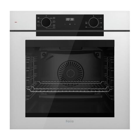 Ferre Steamart-Fryart-Sılentart Serisi Beyaz Set (CS206 + QEP63CB +D078-SA) - Emaye Izgara