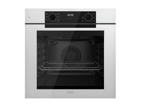 Ferre Artline Beyaz Ankastre Set (D078-SA Beyaz Davlumbaz - CS206-FA 60 cm Beyaz Ocak - QEP63CB Fryart Beyaz Fırın)
