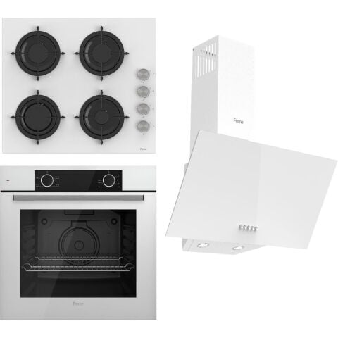 Ferre Statik Cs Serisi Beyaz Set (CS206 + XE61CB +D087 )