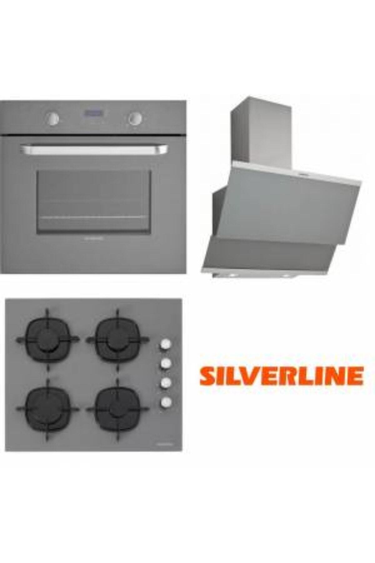 Silverline Gri Cam Ankastre Set BO6181S02 - CS5343S01 - 3420 Classy