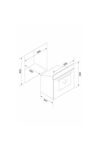 Silverline Gri Cam Ankastre Set BO6181S02 - CS5343S01 - 3420 Classy