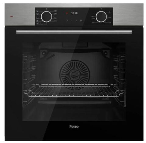 Ferre Fryart Cs Serisi Inox-Siyah Ankastre Cam Set D063 + CS205 + XE63MI