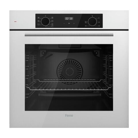 Ferre Flowart-Sılentart Serisi Beyaz Set (CS206-FA + QBL63CB +D078-SA) - Emaye Izgara