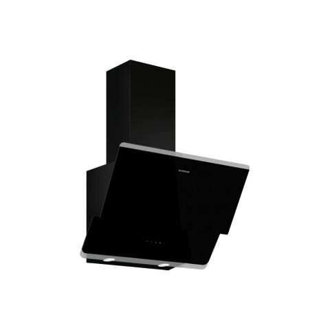 Silverline Siyah Cam Ankastre Set (3490 Oslo Davlumbaz - CS5343B01 Ocak - BO65E1B01 Fırın)