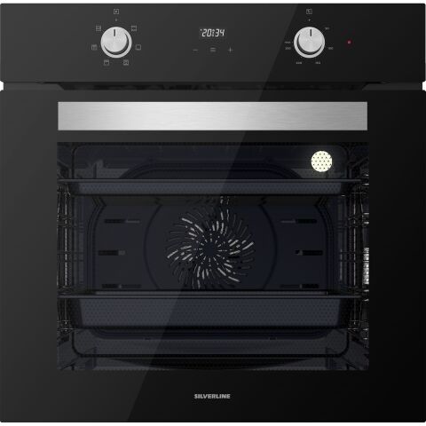 Silverline BO6502B02 - CS5335B01 - 3490 Oslo Siyah Ankastre Set