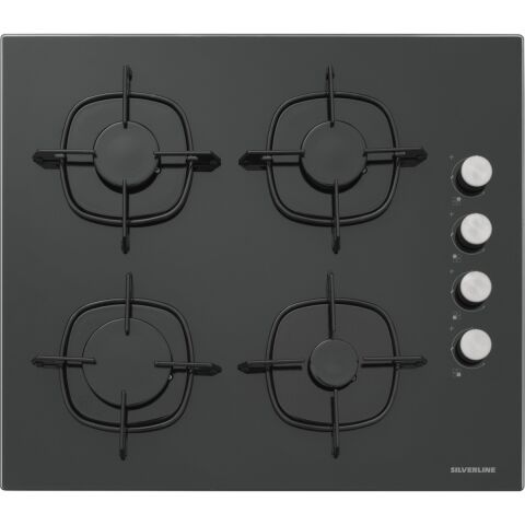 Silverline 3420 Classy - CS5335B01 - BO65E1B01 Siyah Cam Ankastre Set