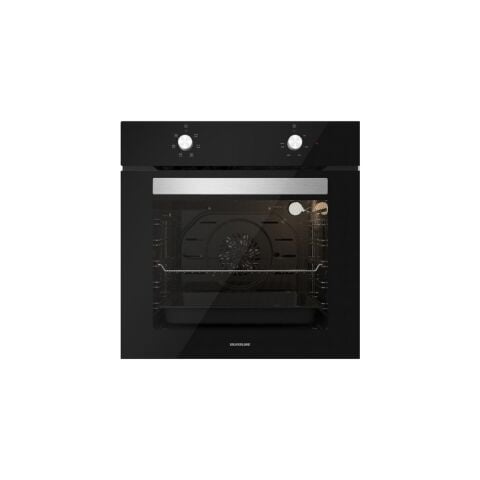 Silverline BO6501B01 - CS5335B01 - 3457 Soho 60 Siyah Cam Ankastre Set